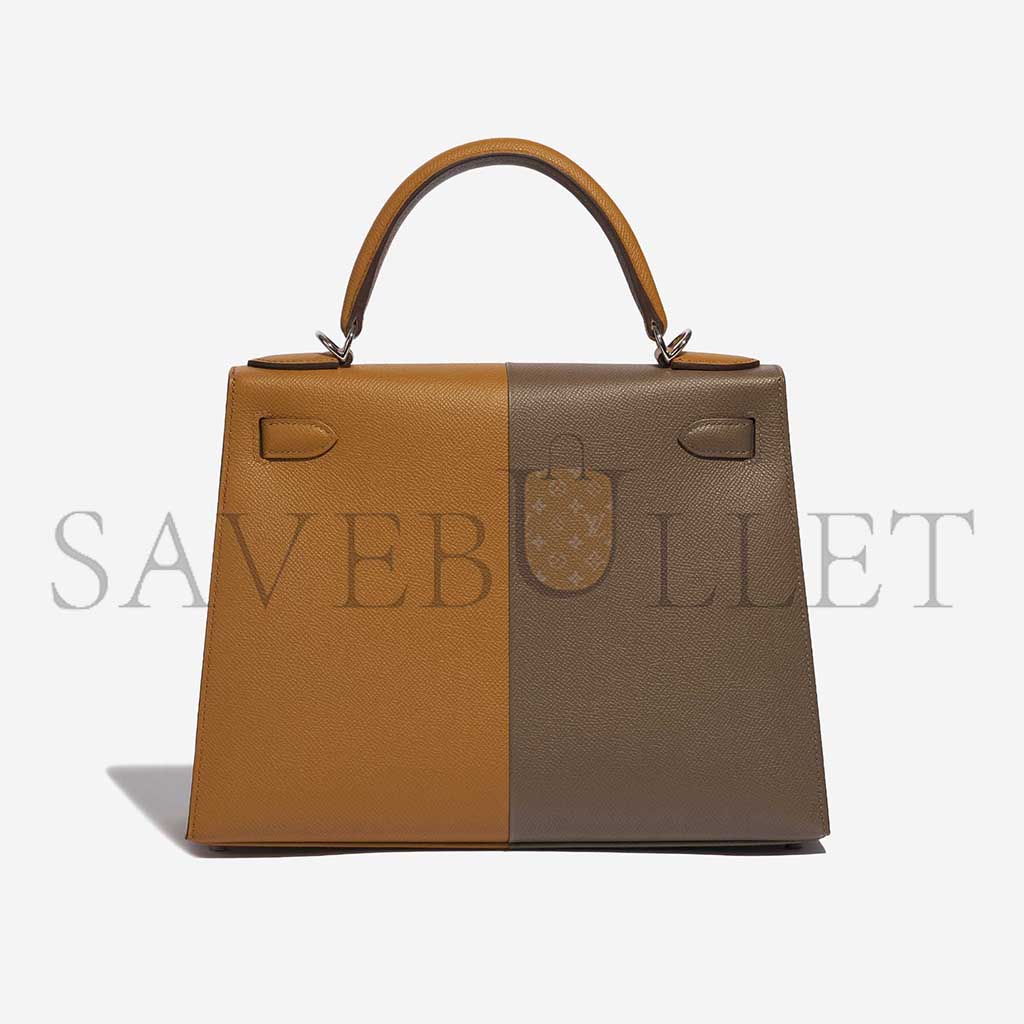 HERMÈS MASTER KELLY 28 EPSOM SESAME BLUE INDIGO (28*22*10cm) 